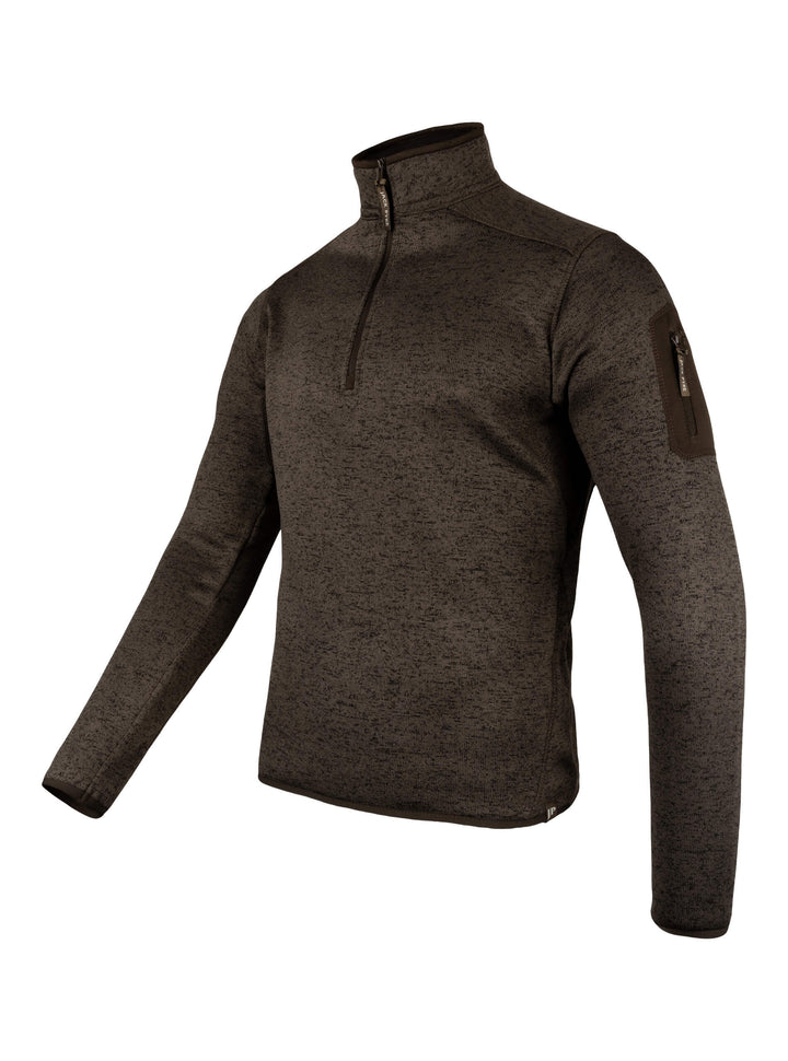 JACK PYKE Melange Quarter Zip Long sleeve Fleece