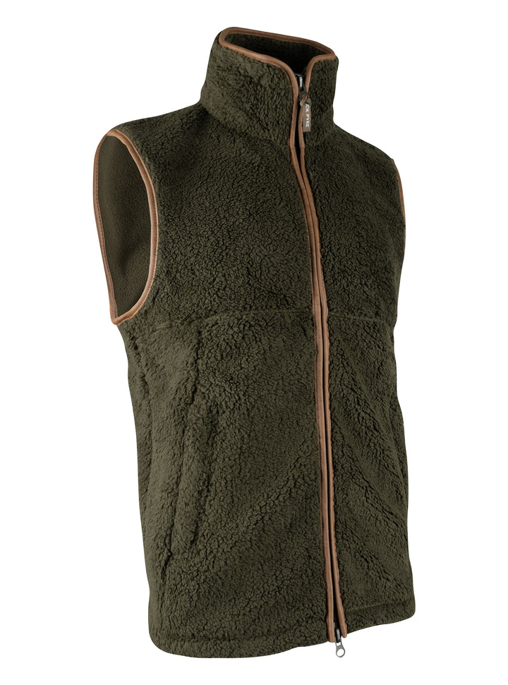 Fleece Gilet Dark Olive