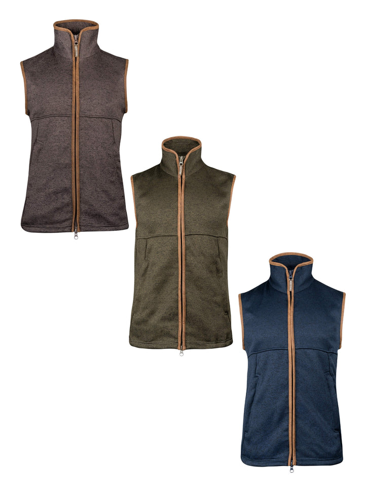 Melange Fleece Gilet