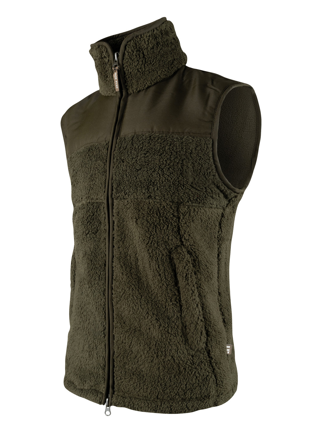 JACK PYKE Sherpa Fleece Gilet Dark Olive