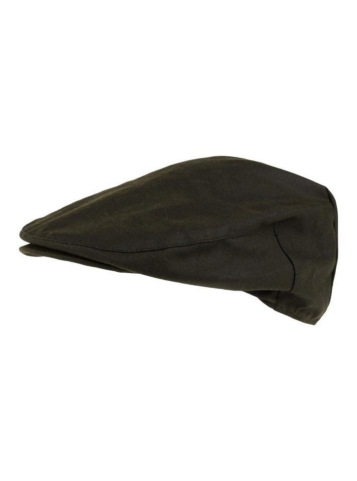 JACK PYKE Men's Green Cotton Waxed Flat Cap