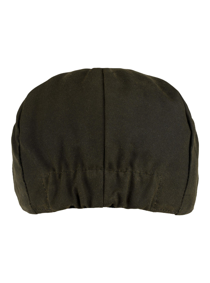 JACK PYKE Junior Waxed Cotton Flat Cap Green