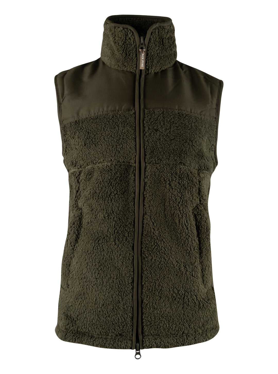 JACK PYKE Men's Dark Olive Sherpa Fleece Sleeveless Gilet Size S-3XL