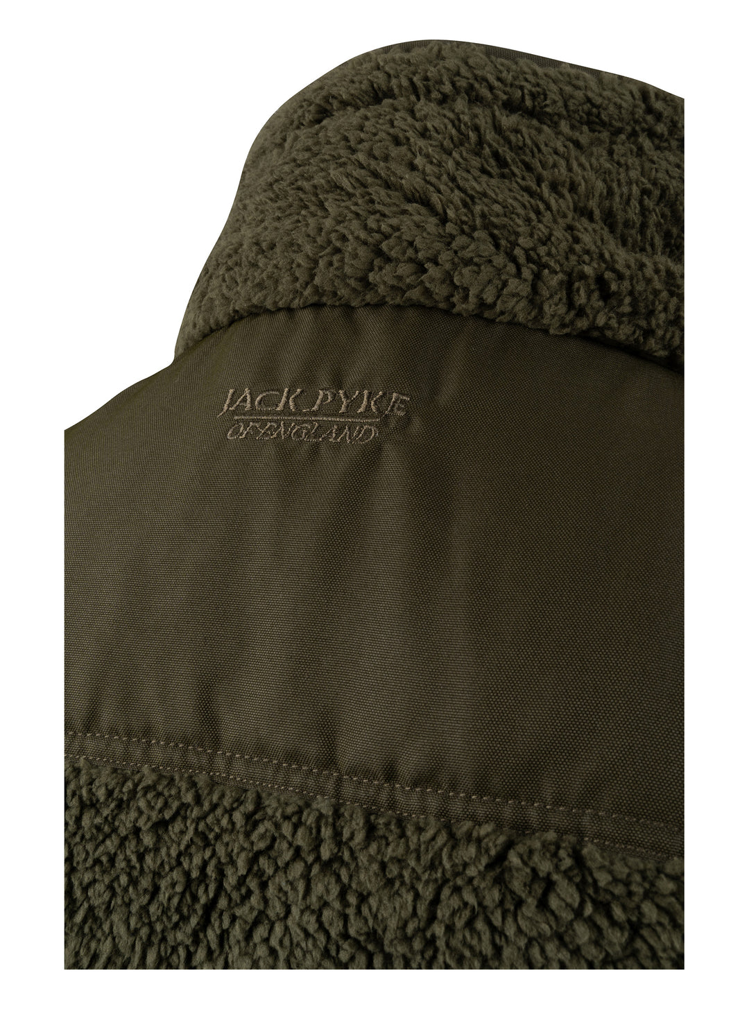 JACK PYKE Sherpa Fleece Gilet Dark Olive