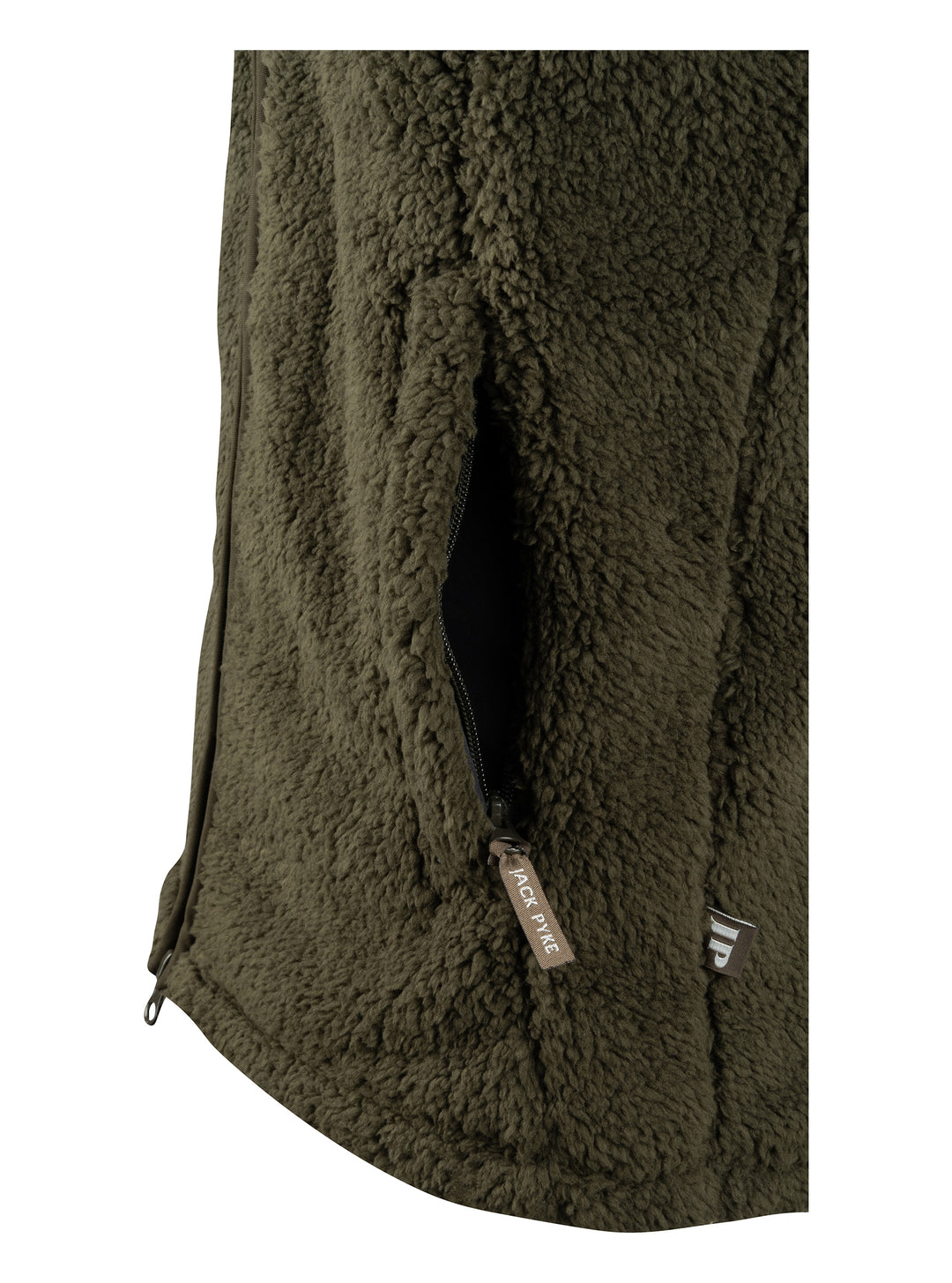 JACK PYKE Men's Dark Olive Sherpa Fleece Sleeveless Gilet Size S-3XL