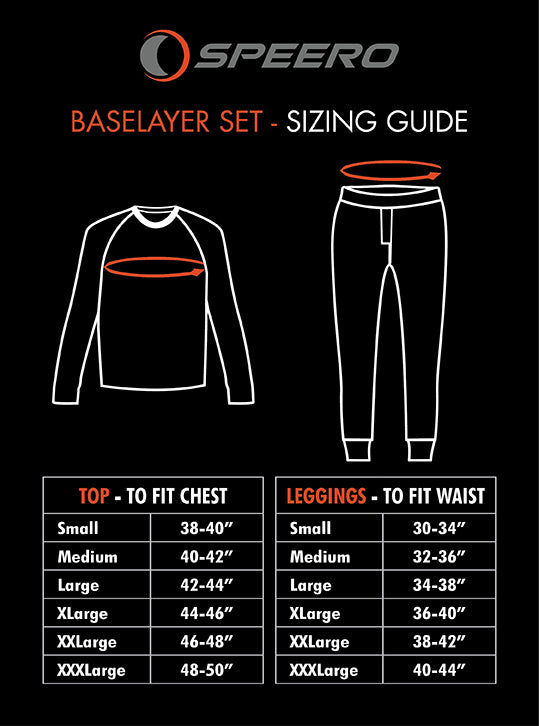 SPEERO Quick Wicking Base Under Layer Set