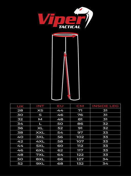 Viper TACTICAL Camouflage PCS 95 Trousers