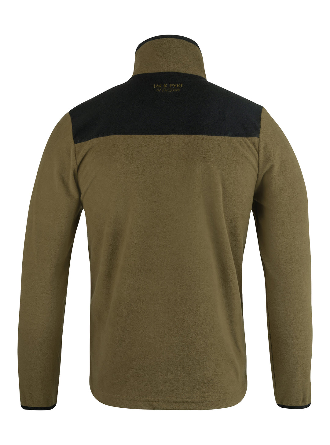 JACK PYKE Snap Neck Long Sleeve Thermal Fleece Top - Men's Adult - Green/Dark mustard - Medium-3XL