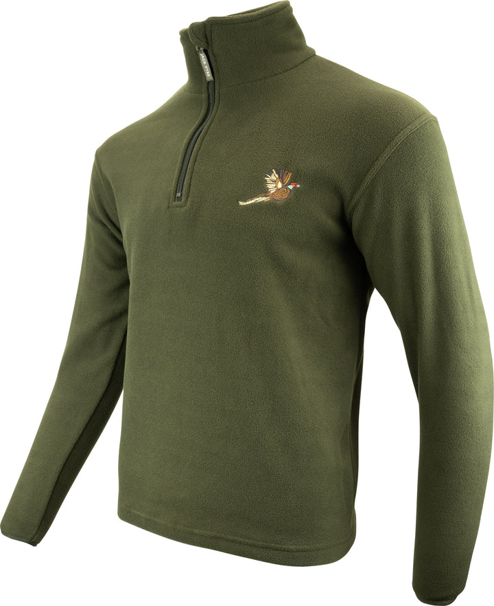 JACK PYKE Pheasant Motif Fleece Top