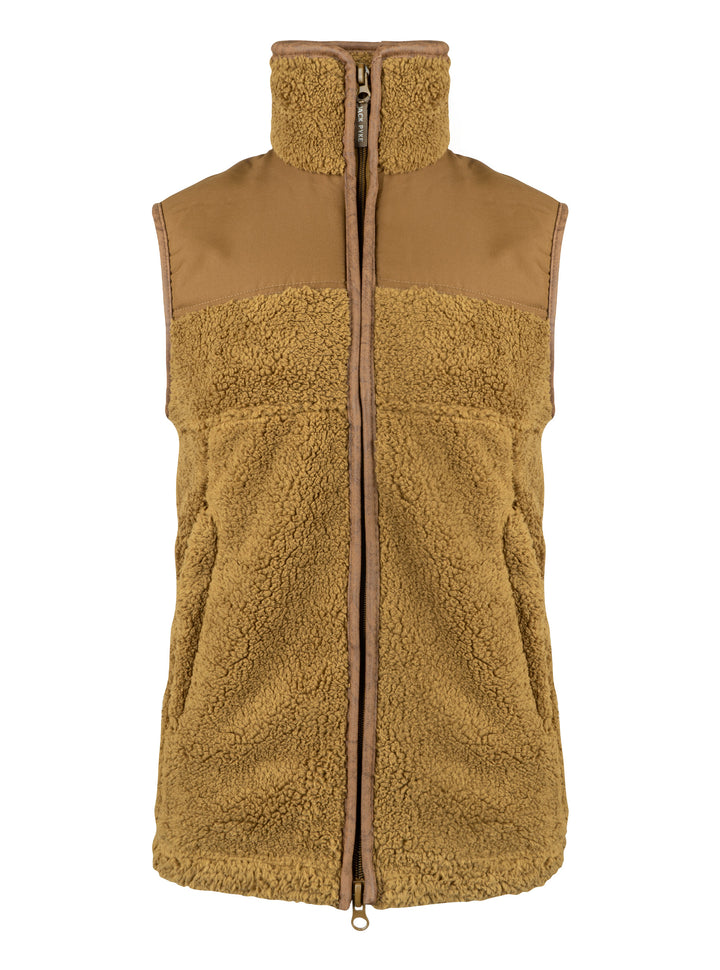 JACK PYKE Men's Dark Olive Sherpa Fleece Sleeveless Gilet Size S-3XL