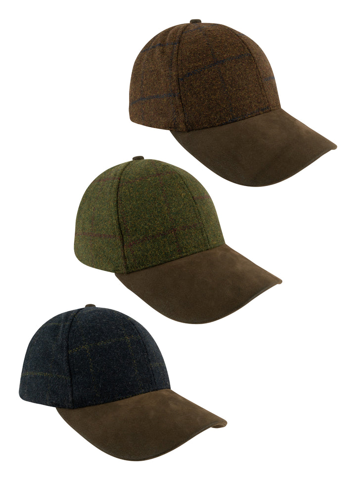 JACK PYKE Lowland Tweed & Brown Peak Baseball Hat