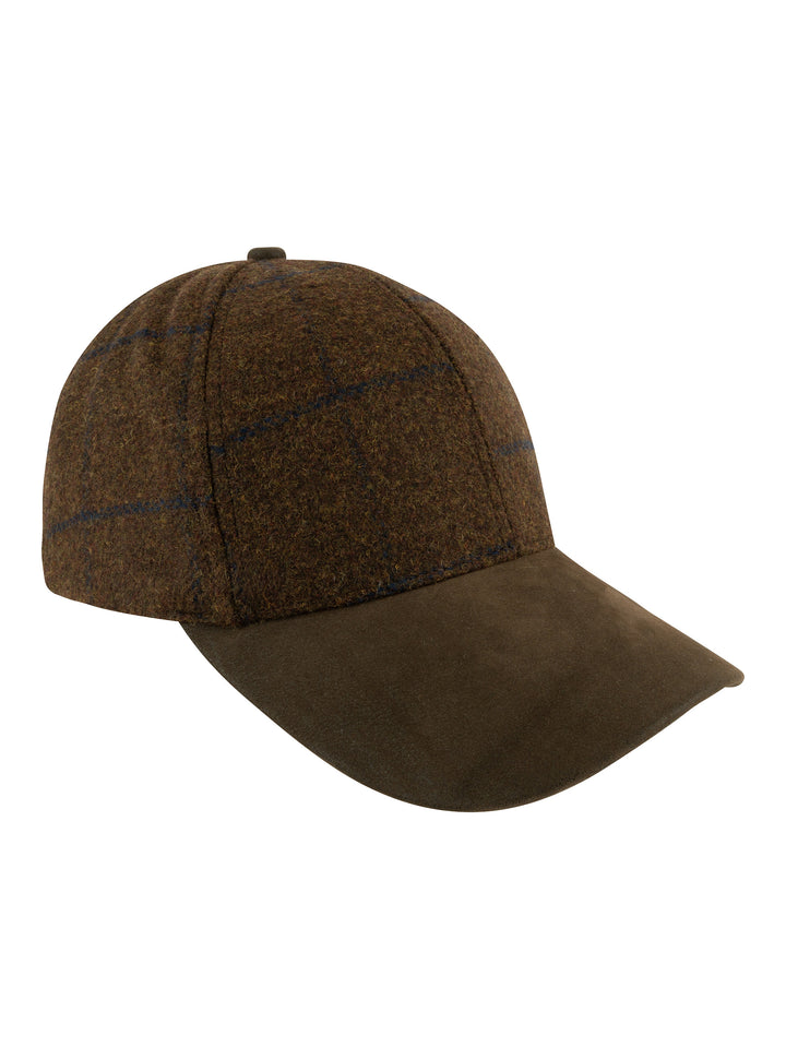 JACK PYKE Lowland Tweed &amp; Brown Peak Baseballmütze