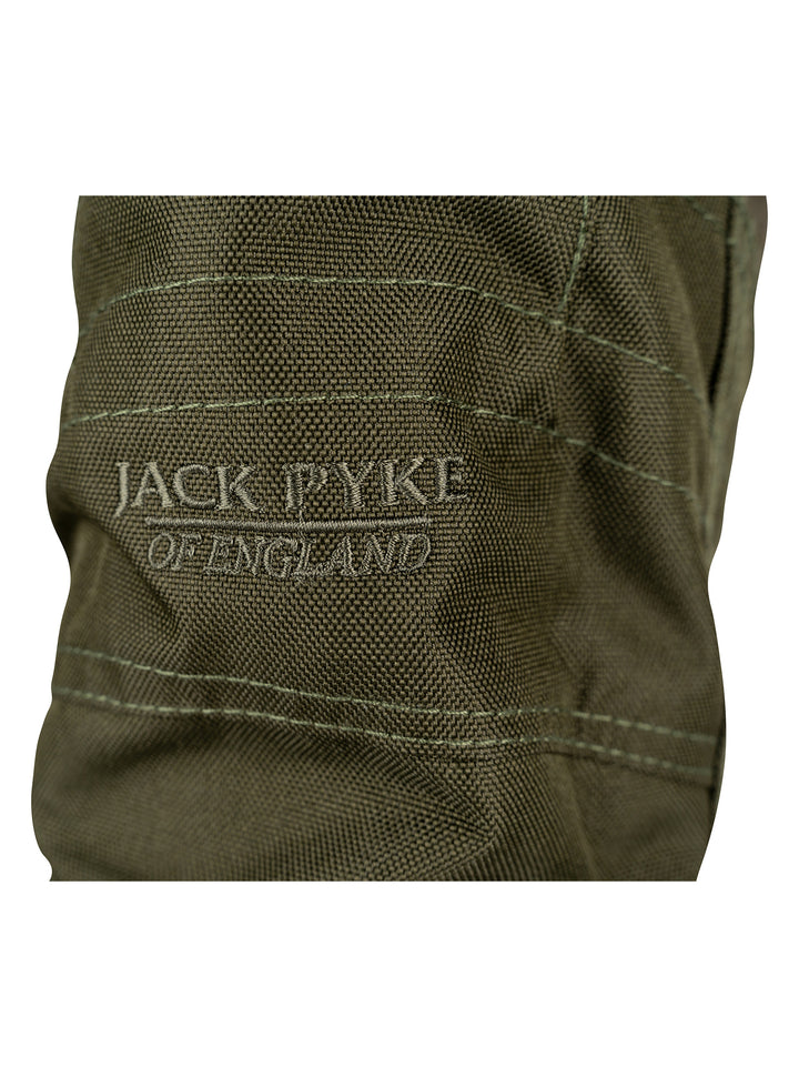 JACK PYKE Zip and Buckle Fastening Highline Waterproof Leg Gaiters Green