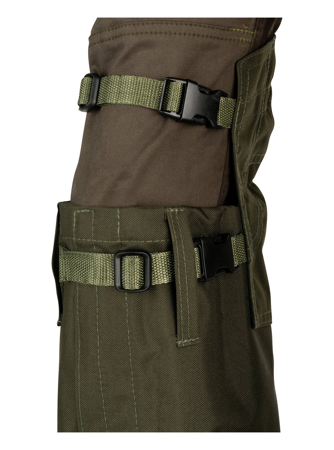 JACK PYKE Zip and Buckle Fastening Highline Waterproof Leg Gaiters Green