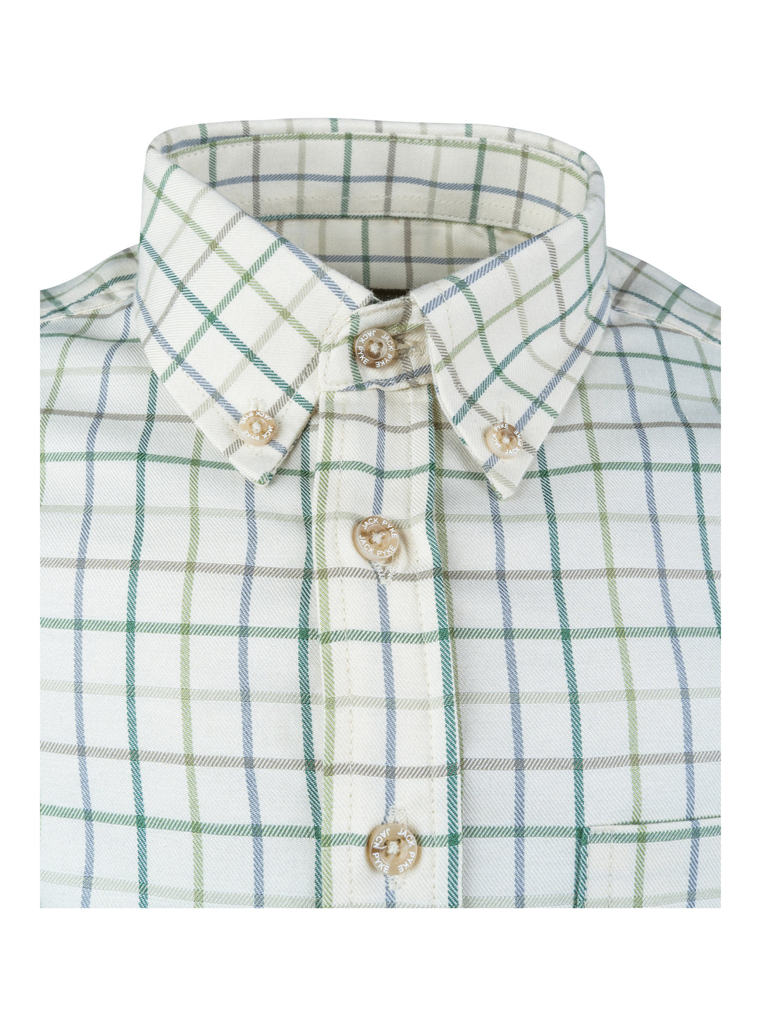 Jack Pyke Junior Countryman Long Sleeve Shirt Green