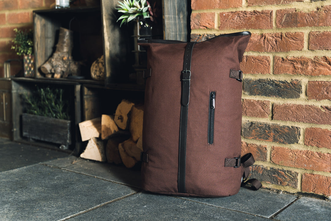 JACK PYKE Heavy Cotton Canvas Fold Top Rucksack