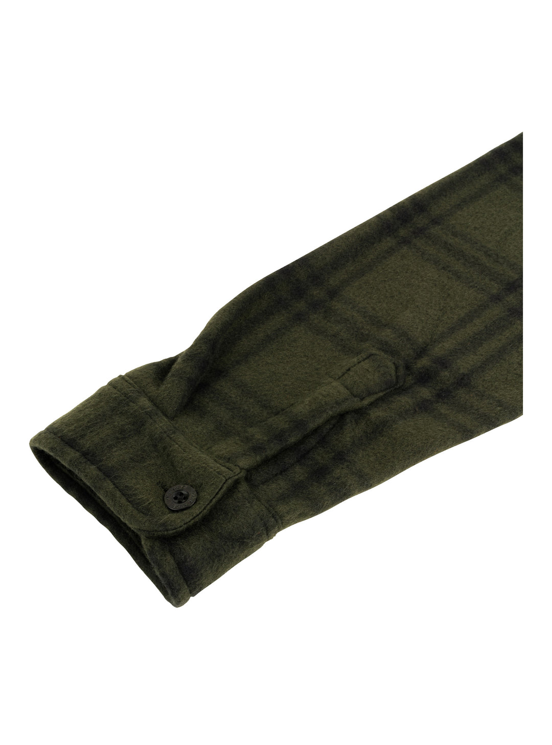 JACK PYKE Polar Fleece Long Sleeve Shirt Green Check