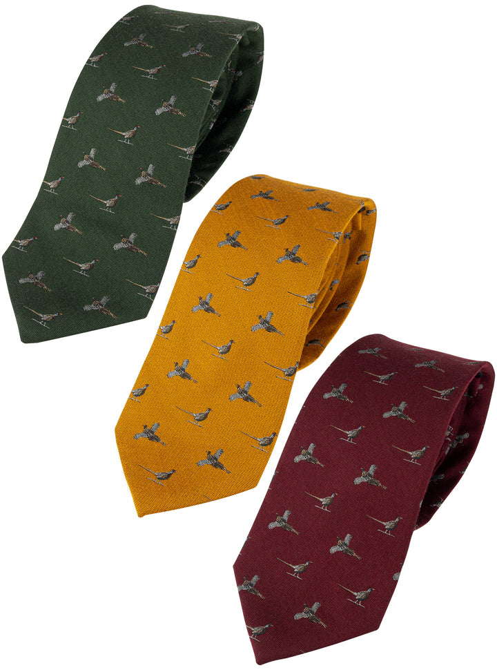 Pheasant Silk Tie
