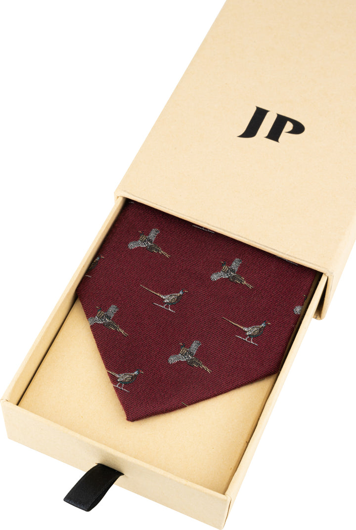 JACK PYKE Pheasant Silk Tie