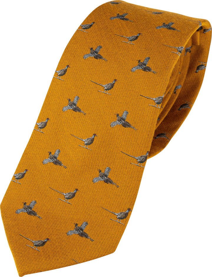 JACK PYKE Pheasant Silk Tie