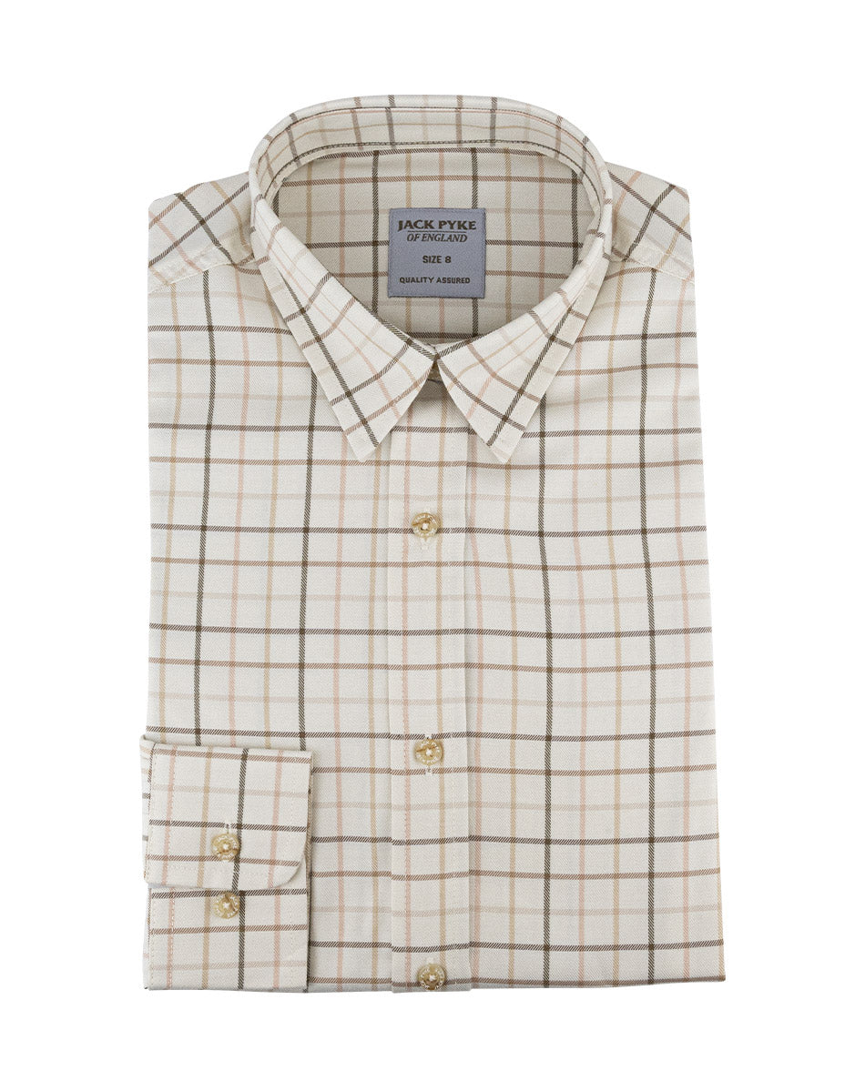 JACK PYKE Damen Countryman Check Langarmhemd