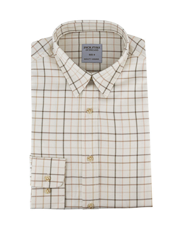 JACK PYKE Damen Countryman Check Langarmhemd