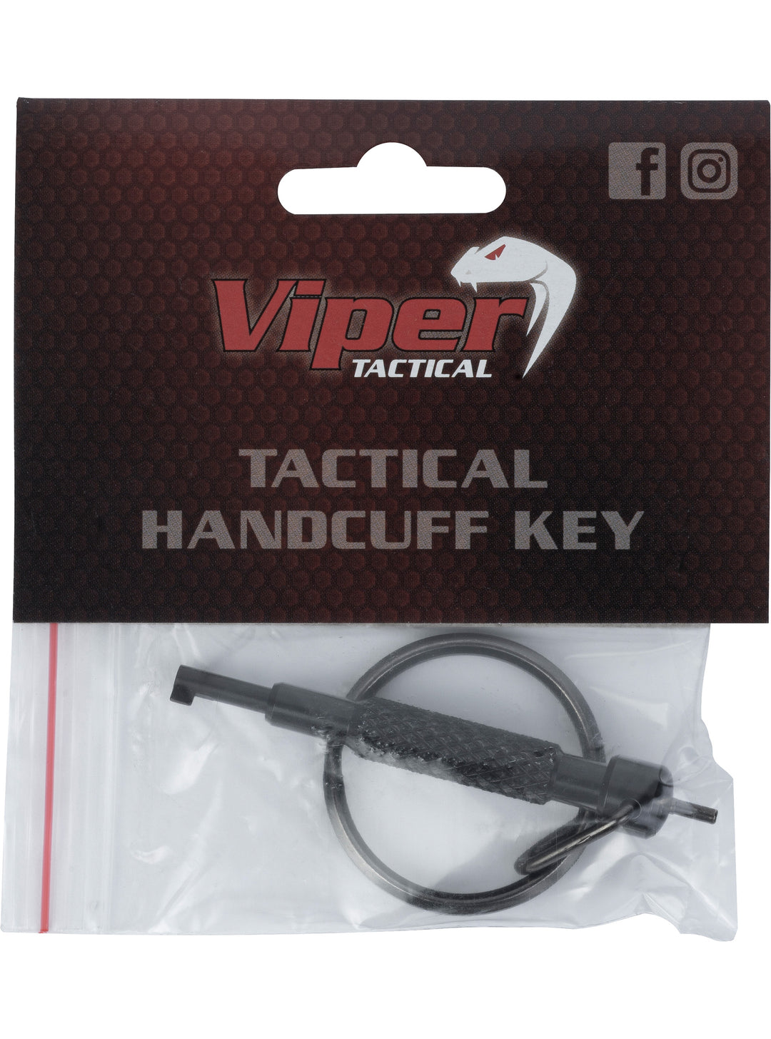 Viper TACTICAL Handschellenschlüssel mit großer Reichweite und großem Schlüsselring