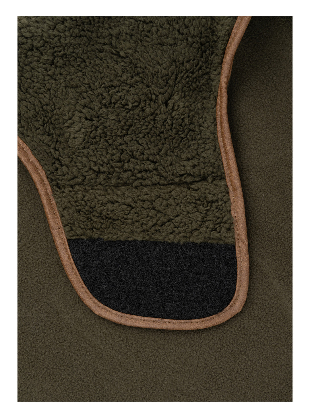 JACK PYKE Sherpa Fleece Dog Coat Dark Olive