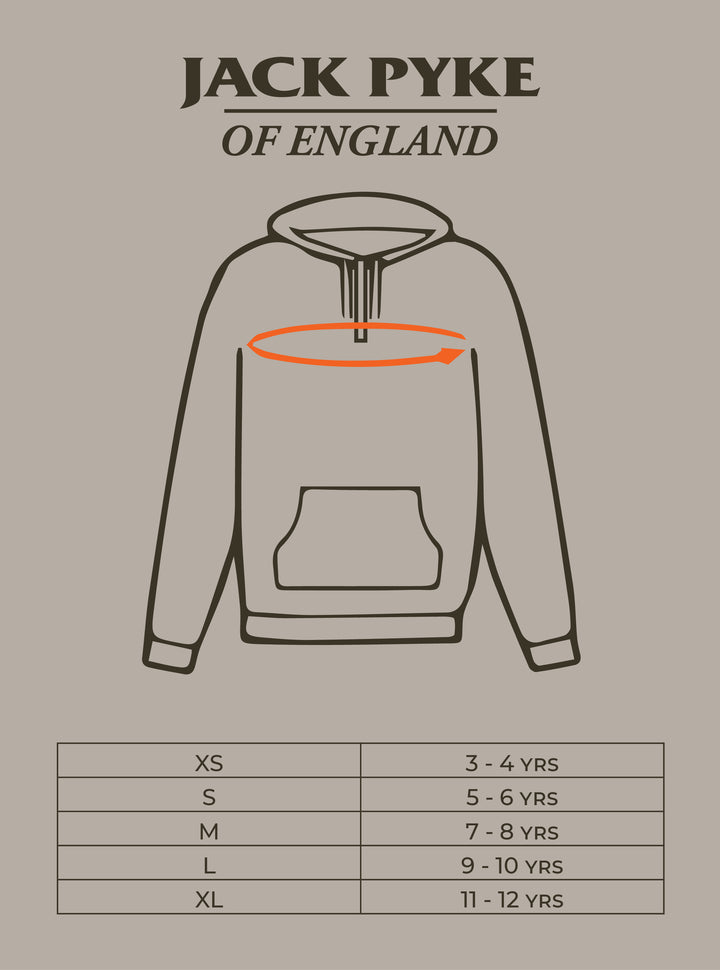 JACK PYKE Junior Fieldman Fleece Hoodie English Oak Evolution